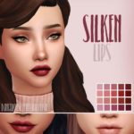 Блеск для губ Silken Lips для Симс 4