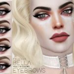 Брови Bella Eyebrows N122 для Симс 4
