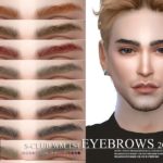 Брови Eyebrows 201801 для Симс 4