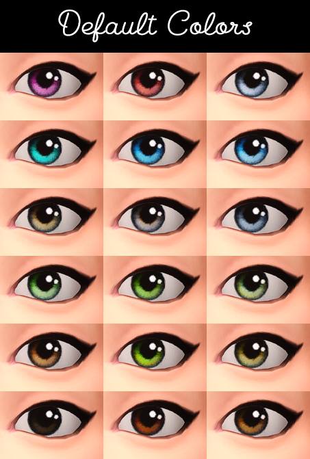Глаза Elderflower Eyes от Teanmoon для Симс 4 (картинка 2)