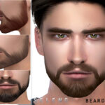 Борода для мужчин Симс 4