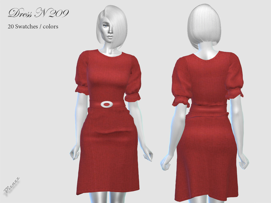 Платье Dress N209 для Симс 4