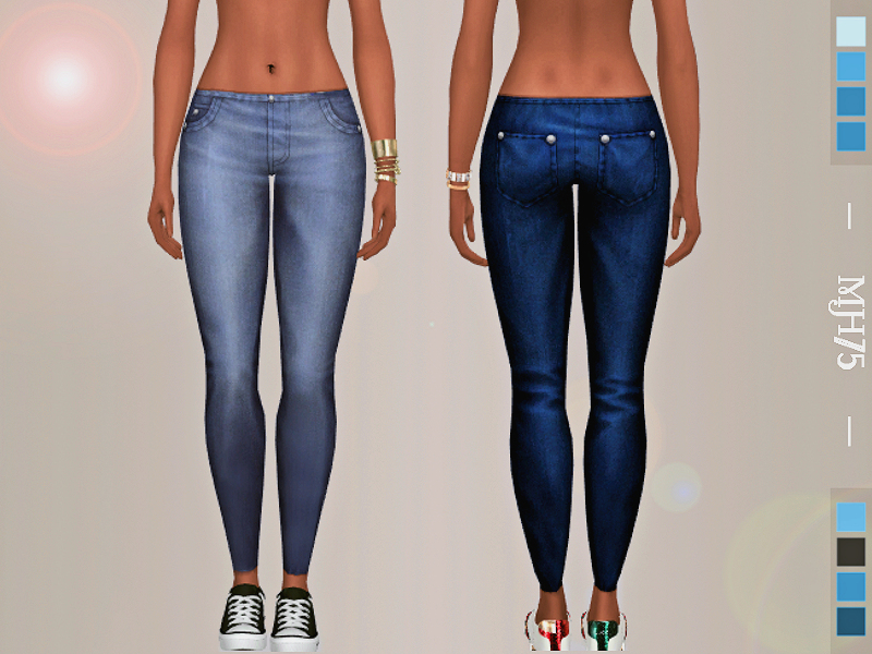 Женская одежда джинсы Симс 4
