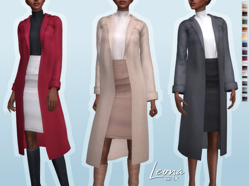 Наряд Leona Outfit Симс 4