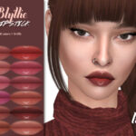 Помада Blythe Lipstick N295 для Симс 4