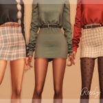 Юбка Skirt (Fall Collection) - BT364 Симс 4