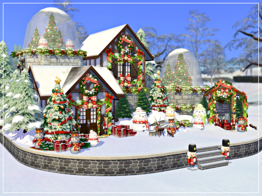 Дом на Рождество Симс 4 (картинка 2)