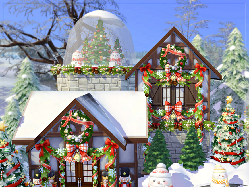 Дом на Рождество Симс 4 (картинка 3)