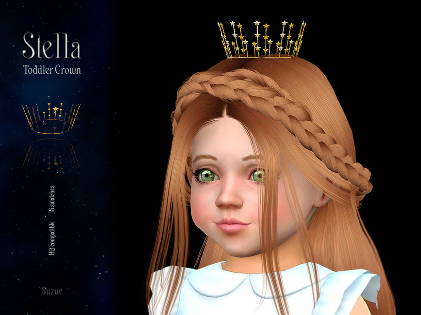 Корона Stella Toddler Crown Симс 4