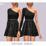 Платье Tiffany Dress Симс 4 Платье Tiffany Dress Симс 4
