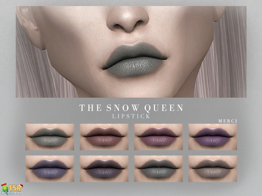 Помада для губ Snow Queen Lipstick Симс 4