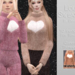 Свитер Lou Sweater Симс 4 Свитер Lou Sweater Симс 4