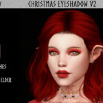 Тени Christmas Eyeshadow V2 для Симс 4