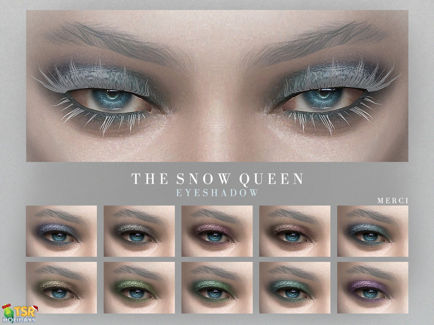 Тени для век Snow Queen Eyeshadow Симс 4