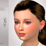 Сережки для детей Bellatrix Child Earrings Симс 4