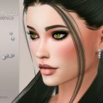 Серьги Bellatrix Earrings Симс 4