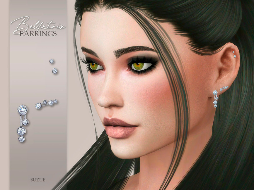Серьги Bellatrix Earrings Симс 4