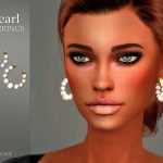 Серьги Pearl Earrings Симс 4