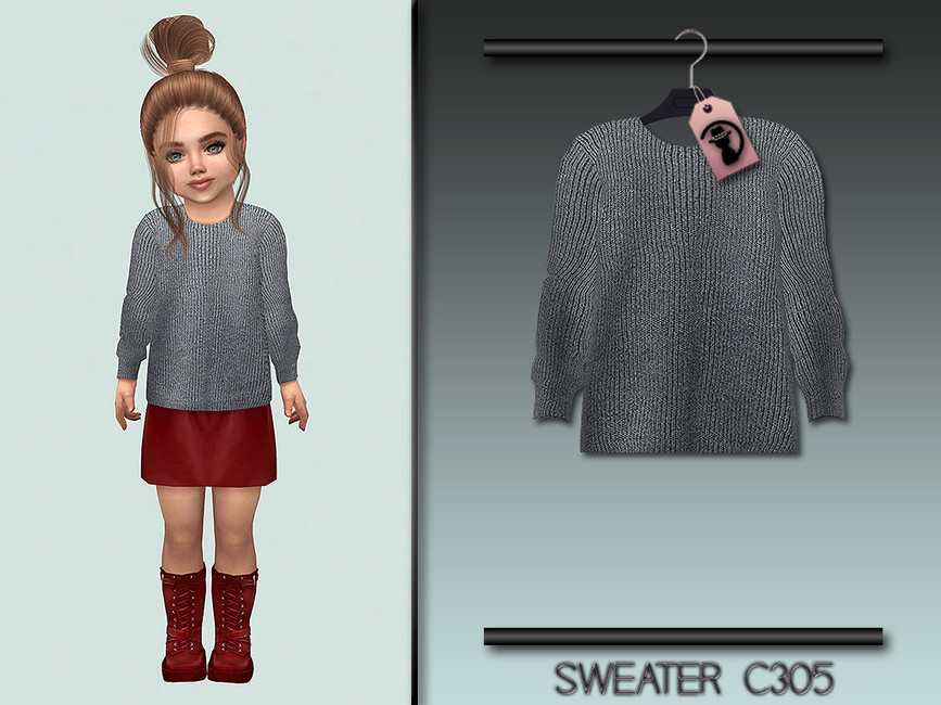 Свитер для детей Sweater C305 Симс 4