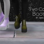 Обувь Two Color Boots Симс 4