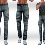Моды мужские джинсы Симс 4