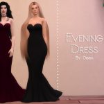 Моды вечерние платья для Симс 4