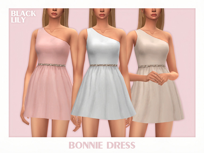 Платье Bonnie Dress Симс 4