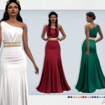 Платье Juno Dress Симс 4 Платье Juno Dress Симс 4