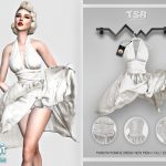Платье Marilyn Monroe Dress BD443 Симс 4