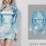 Платье Kaya Dress Симс 4