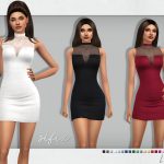 Платье Lola Dress Симс 4 Платье Lola Dress Симс 4