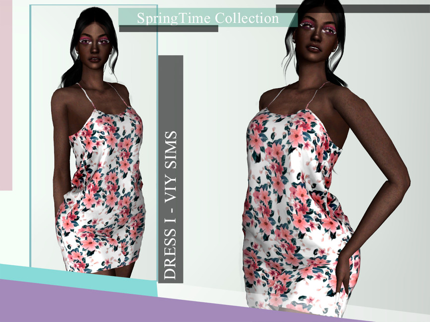 Платье SpringTime Collection - Dress I Симс 4