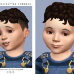 Прическа Alvin Hairstyle Toddler Симс 4