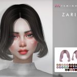 Прическа Zaria (Hair 147) Симс 4 Прическа Zaria (Hair 147) Симс 4
