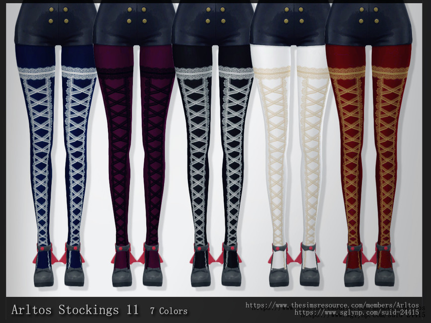 Чулки Stockings 11 Симс 4