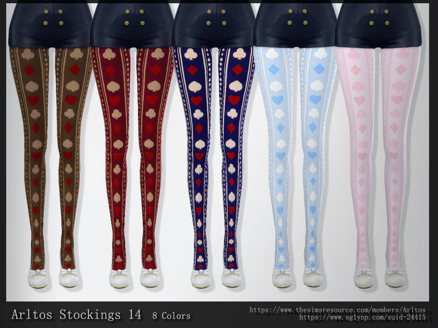 Чулки Stockings 14 Симс 4