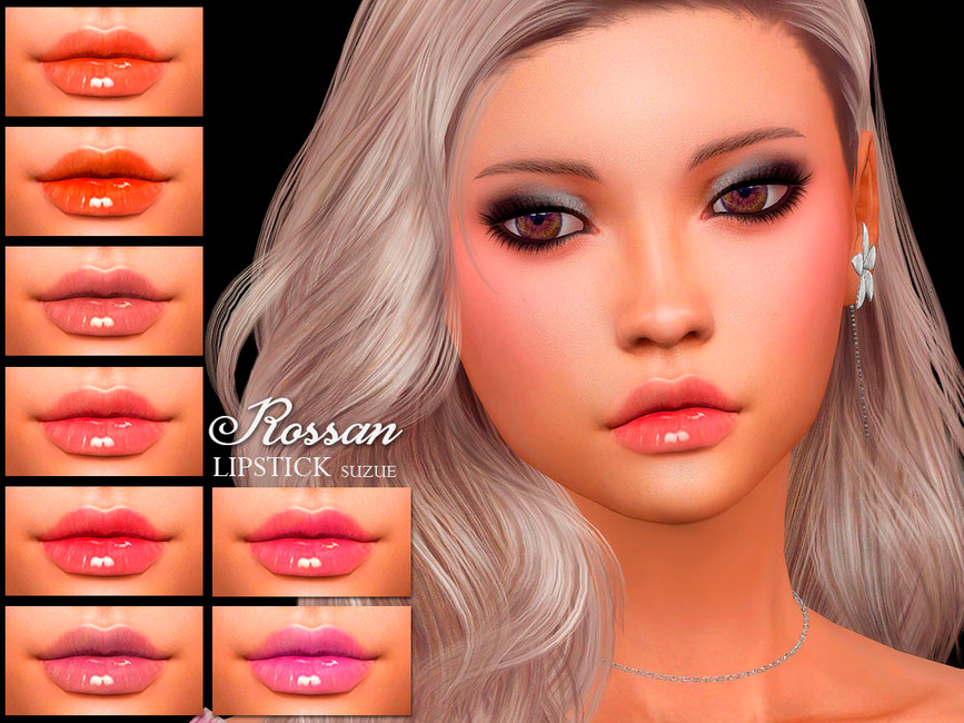 Губная помада Rossan Lipstick N17 Симс 4
