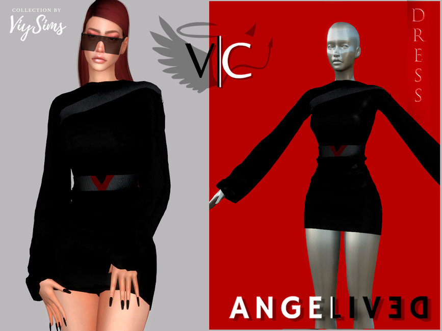 Платье AngeliveD Collection - Dress VIII Симс 4
