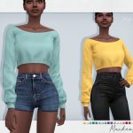 Топ Mackenzie Top Симс 4 Топ Mackenzie Top Симс 4