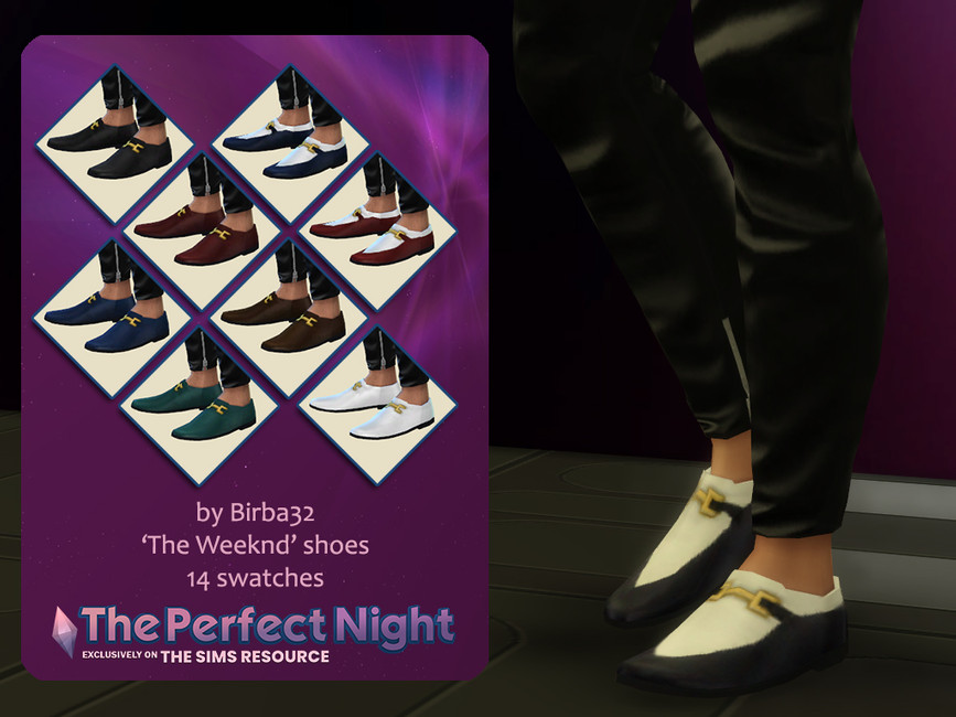 Обувь The Weeknd Shoes Симс 4