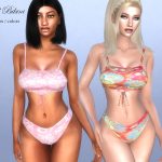 Бикини Floral Bikini Симс 4