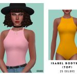 Боди Isabel Bodysuit (Top) Симс 4