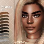 Брови June Eyebrows Симс 4