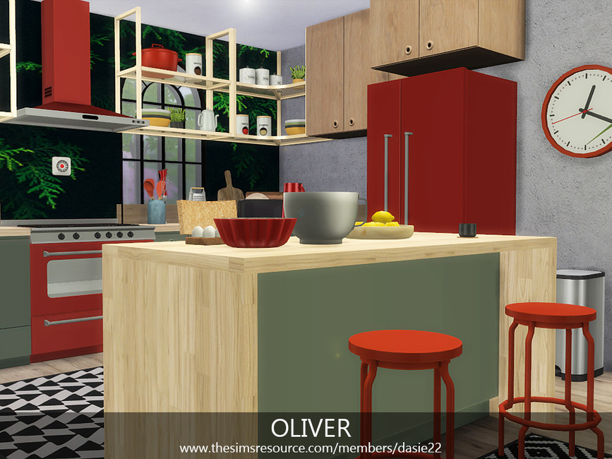 Кухня OLIVER Симс 4 (картинка 2)