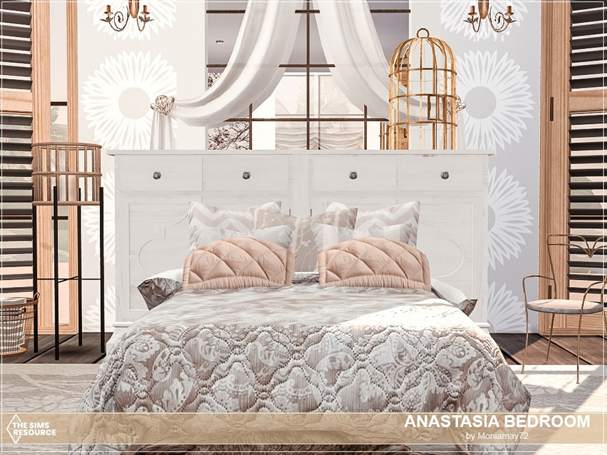 Спальня Anastasia Bedroom Симс 4 (картинка 2)