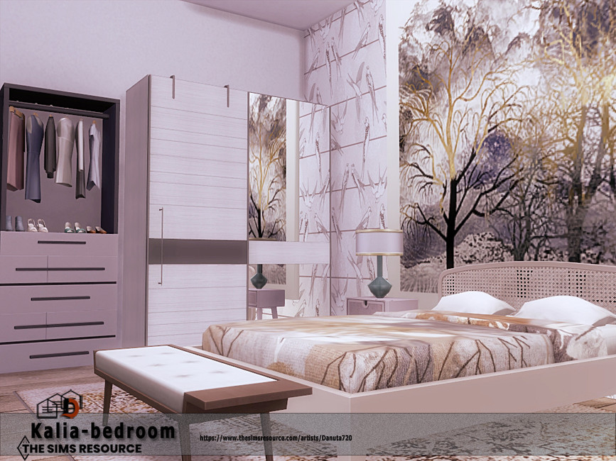 Спальня Kalia - Bedroom Симс 4 (картинка 3)