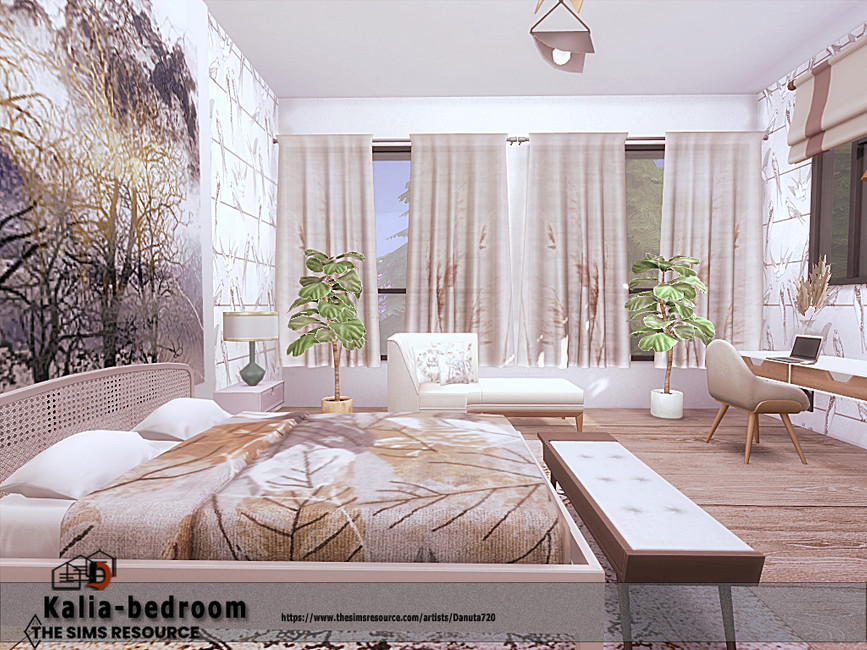Спальня Kalia - Bedroom Симс 4 (картинка 4)