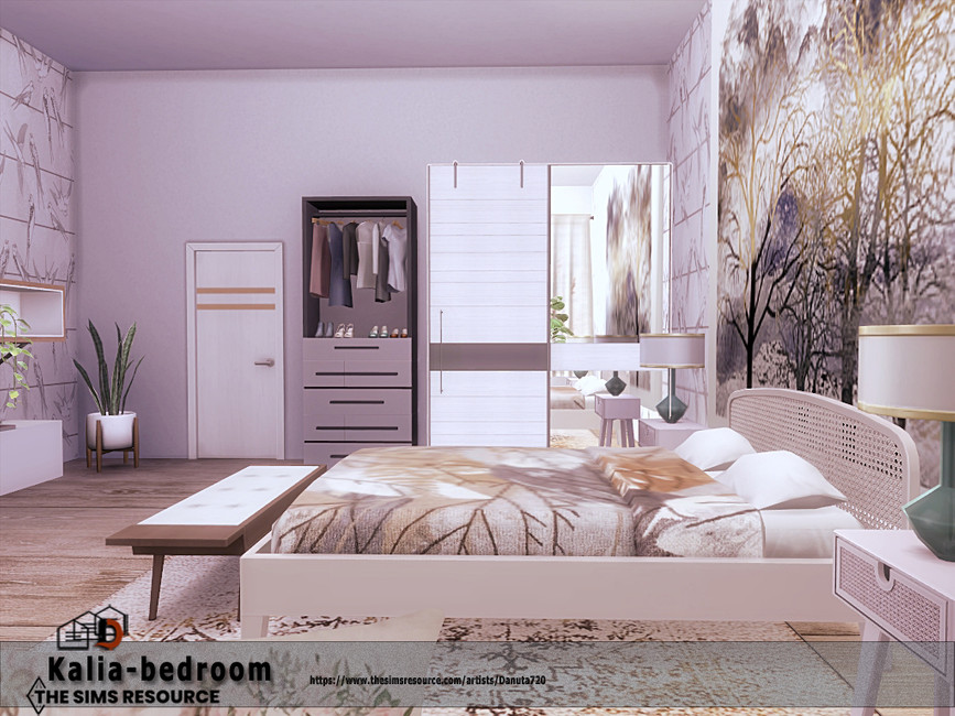 Спальня Kalia - Bedroom Симс 4 (картинка 5)