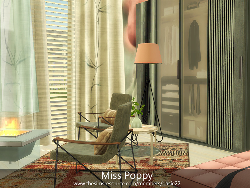 Спальня Miss Poppy Симс 4 (картинка 3)