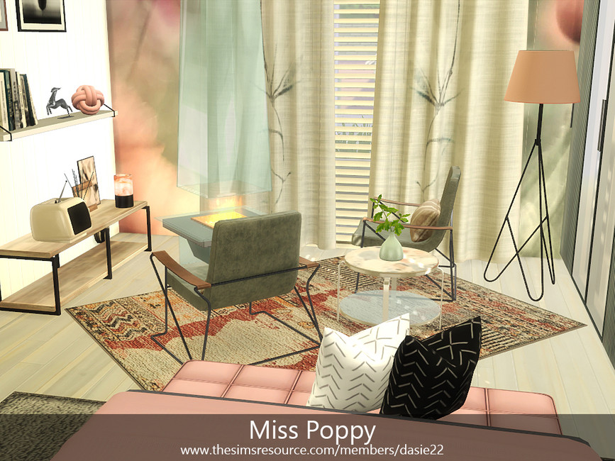Спальня Miss Poppy Симс 4 (картинка 4)